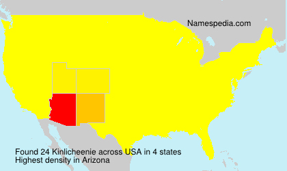 Surname Kinlicheenie in USA Surname Kinlicheenie in USA