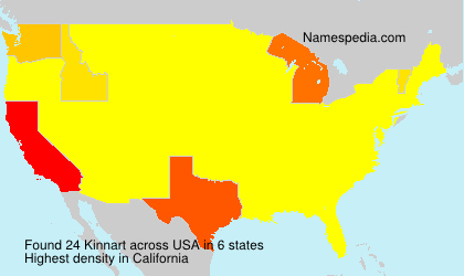 Surname Kinnart in USA Surname Kinnart in USA