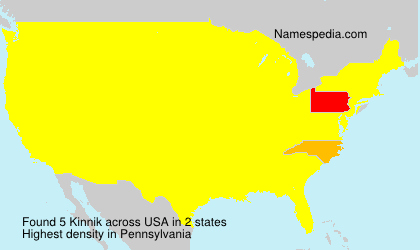 Surname Kinnik in USA Surname Kinnik in USA