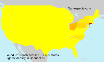 Surname Kinosh in USA Surname Kinosh in USA