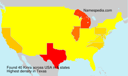 Surname Kinra in USA Surname Kinra in USA