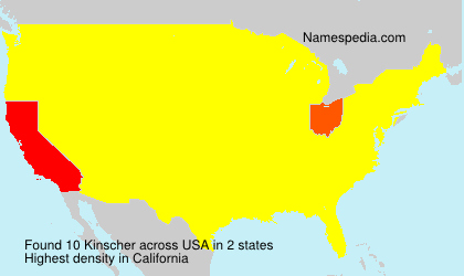 Surname Kinscher in USA Surname Kinscher in USA