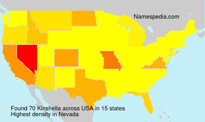 Surname Kinshella in USA Surname Kinshella in USA