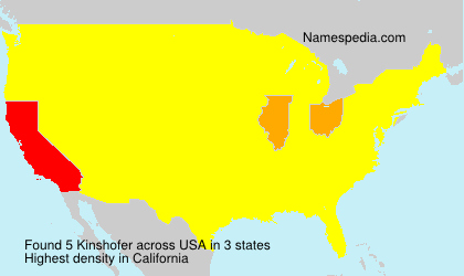 Surname Kinshofer in USA Surname Kinshofer in USA