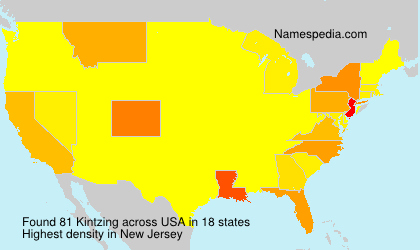 Surname Kintzing in USA Surname Kintzing in USA
