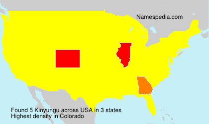 Surname Kinyungu in USA Surname Kinyungu in USA
