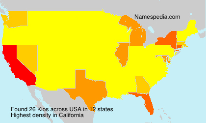 Surname Kios in USA Surname Kios in USA