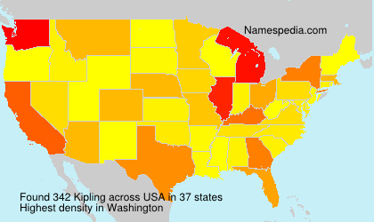Surname Kipling in USA Surname Kipling in USA