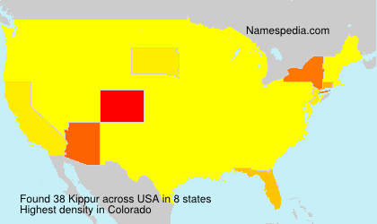 Surname Kippur in USA Surname Kippur in USA