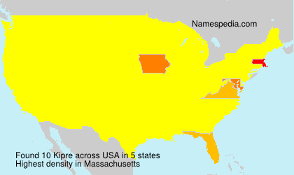 Surname Kipre in USA Surname Kipre in USA