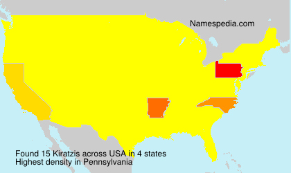 Surname Kiratzis in USA Surname Kiratzis in USA