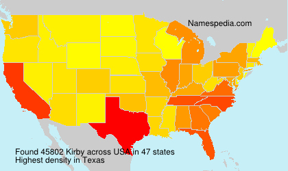 Surname Kirby in USA Surname Kirby in USA