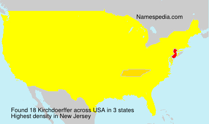 Surname Kirchdoerffer in USA
