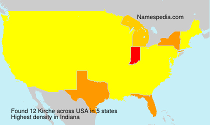 Surname Kirche in USA