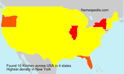 Surname Kirchev in USA Surname Kirchev in USA