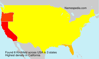Surname Kirchfeld in USA Surname Kirchfeld in USA