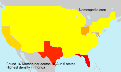 Surname Kirchheiner in USA Surname Kirchheiner in USA