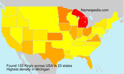 Surname Kirgis in USA Surname Kirgis in USA