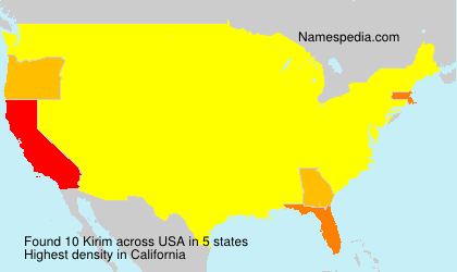 Surname Kirim in USA Surname Kirim in USA