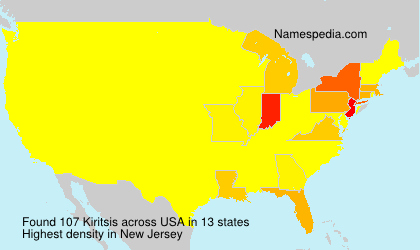 Surname Kiritsis in USA Surname Kiritsis in USA