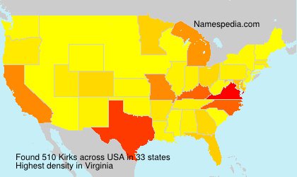 Surname Kirks in USA Surname Kirks in USA