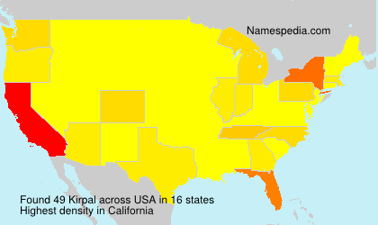 Surname Kirpal in USA Surname Kirpal in USA