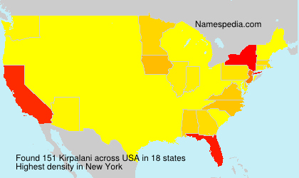 Surname Kirpalani in USA Surname Kirpalani in USA