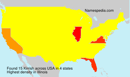 Surname Kirrish in USA Surname Kirrish in USA