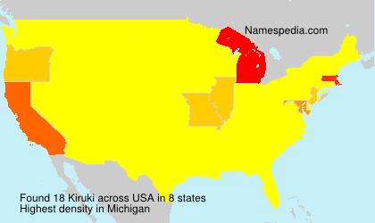 Surname Kiruki in USA Surname Kiruki in USA