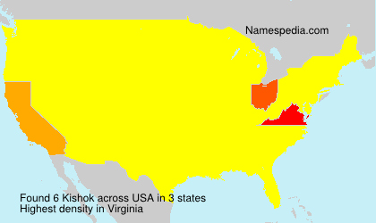 Surname Kishok in USA