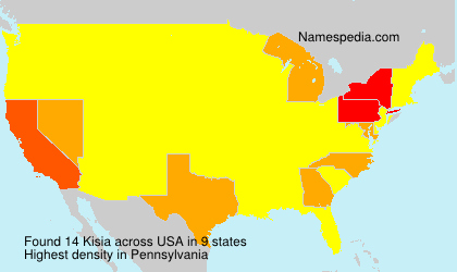 Surname Kisia in USA Surname Kisia in USA