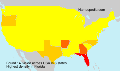Surname Kisida in USA Surname Kisida in USA