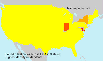 Surname Kiskowski in USA Surname Kiskowski in USA