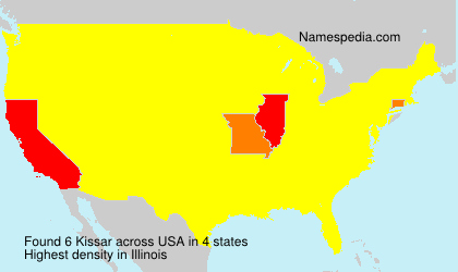 Surname Kissar in USA Surname Kissar in USA