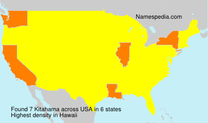 Surname Kitahama in USA Surname Kitahama in USA