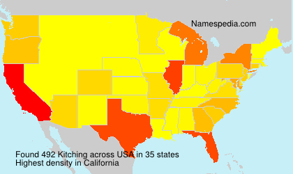 Surname Kitching in USA Surname Kitching in USA