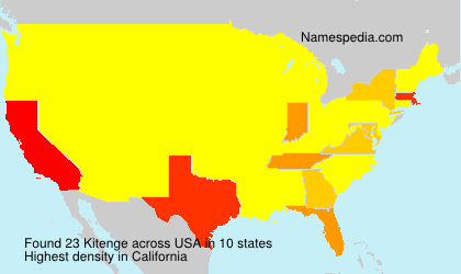 Surname Kitenge in USA Surname Kitenge in USA
