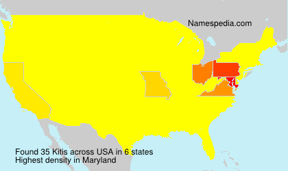 Surname Kitis in USA Surname Kitis in USA