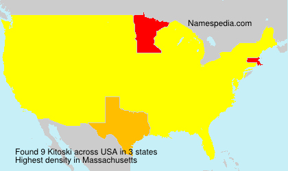 Surname Kitoski in USA Surname Kitoski in USA