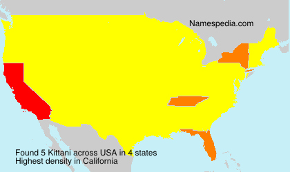 Surname Kittani in USA
