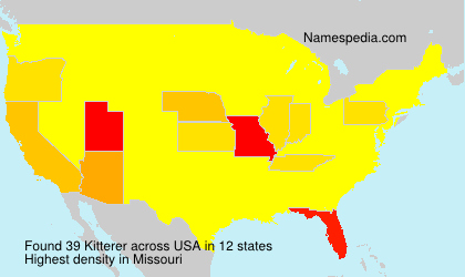 Surname Kitterer in USA Surname Kitterer in USA
