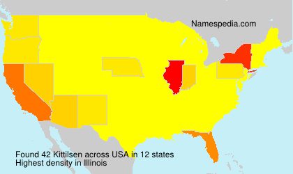 Surname Kittilsen in USA Surname Kittilsen in USA