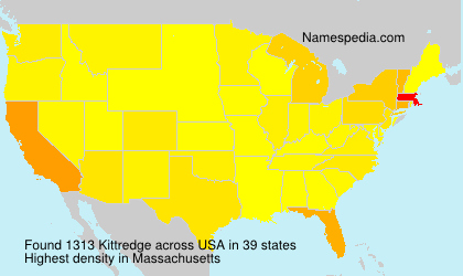 Surname Kittredge in USA Surname Kittredge in USA