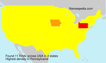 Surname Kitzki in USA Surname Kitzki in USA