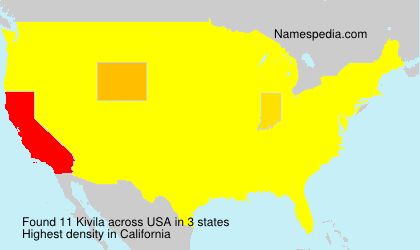 Surname Kivila in USA Surname Kivila in USA