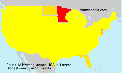 Surname Kivimagi in USA Surname Kivimagi in USA