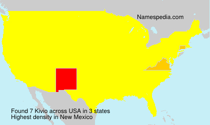 Surname Kivio in USA Surname Kivio in USA