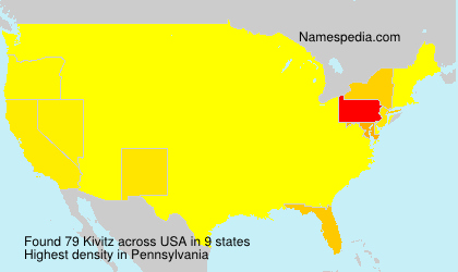 Surname Kivitz in USA Surname Kivitz in USA