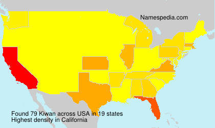 Surname Kiwan in USA Surname Kiwan in USA