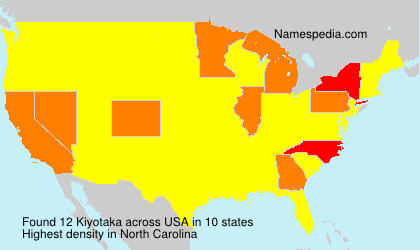 Surname Kiyotaka in USA Surname Kiyotaka in USA
